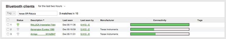 Picture showing bluetooth clients.